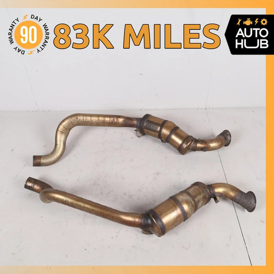 14-16 Porsche Panamera 970 4S 3.0L Left & Right Side Exhaust Downpipe Set OEM - photo 1
