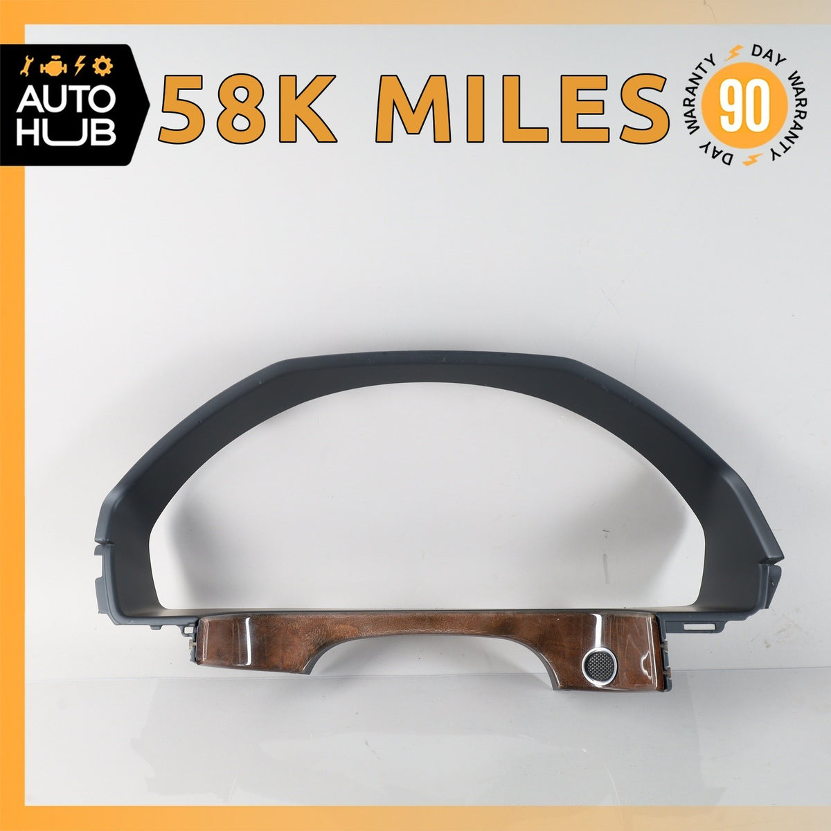 10-16 Mercedes W212 E350 E400 Instrument Cluster Clear Bezel Trim Cover OEM - photo 1
