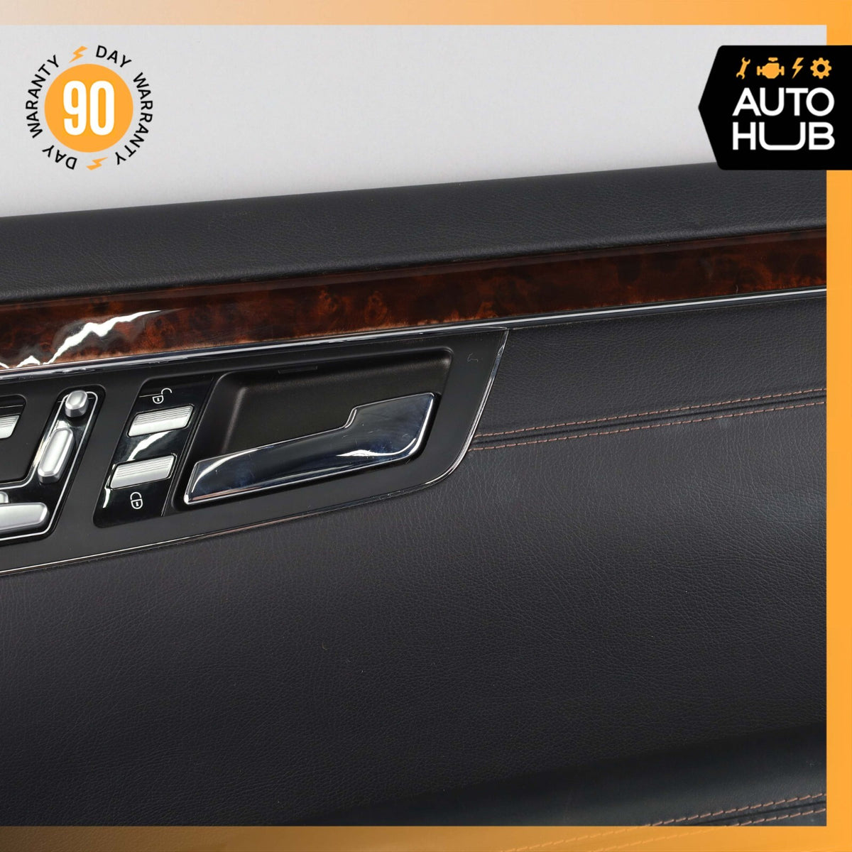 10-13 Mercedes W221 S63 S550 Front Right Side Interior Door Panel Black OEM 36k - photo 5