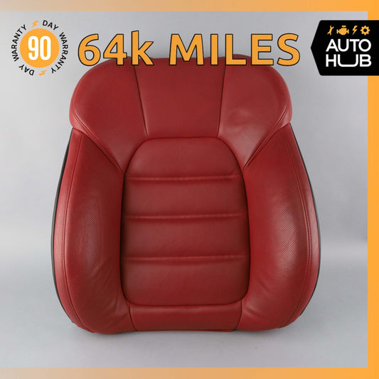 15-18 Porsche Macan Turbo 95B Front Right Side Seat Upper Cushion Red OEM 64k - photo 1