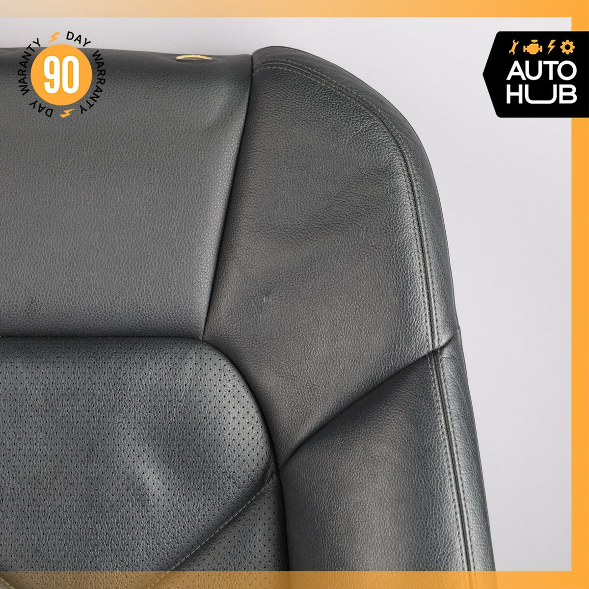 11-18 Porsche Cayenne 958 Front Right Side Seat Upper Cushion Black OEM - photo 3
