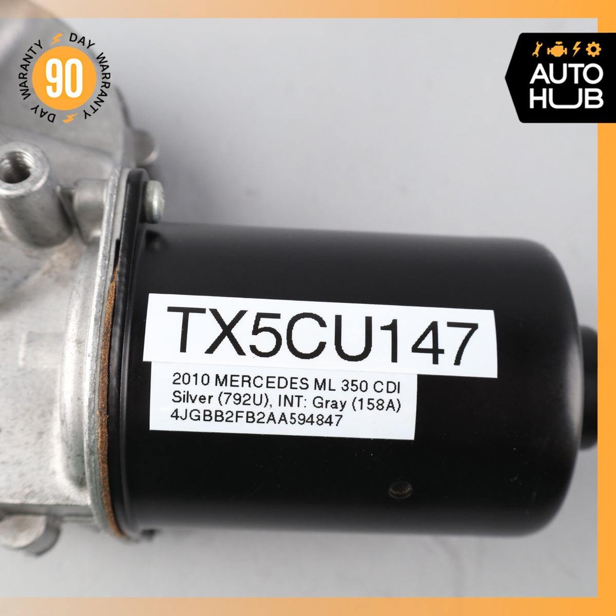 06-13 Mercedes W164 ML350 GL550 Upper Glass Windshield Wiper Motor OEM - photo 11