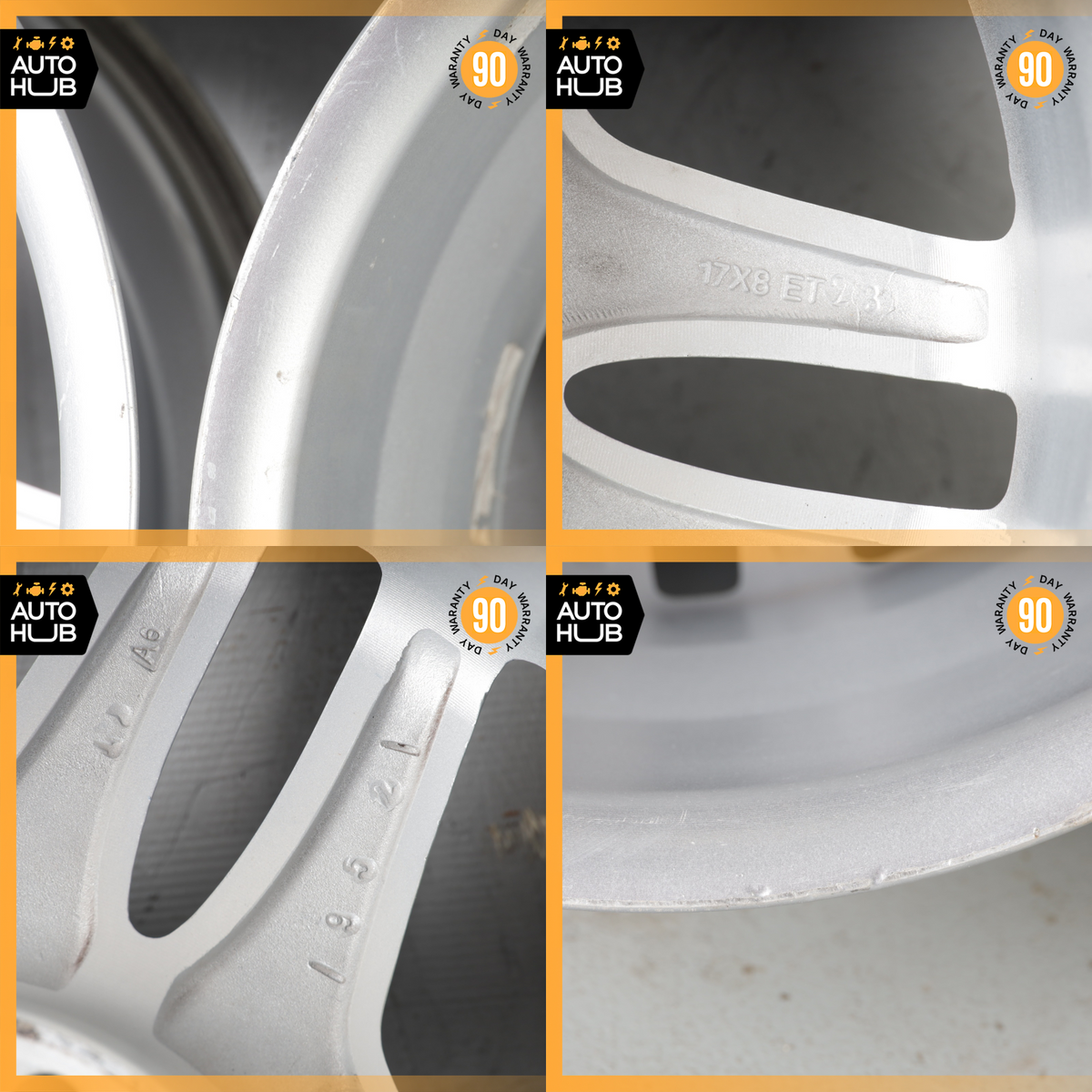 Mercedes R170 SLK230 SLK320 8 x 17 17" Wheel Rim Rims Set of 4 Aftermarket - photo 16