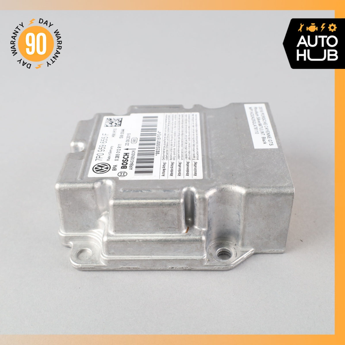 15-18 Porsche Cayenne 958 GTS Airbag Air Bag Sensor SRS Control Module OEM - photo 4