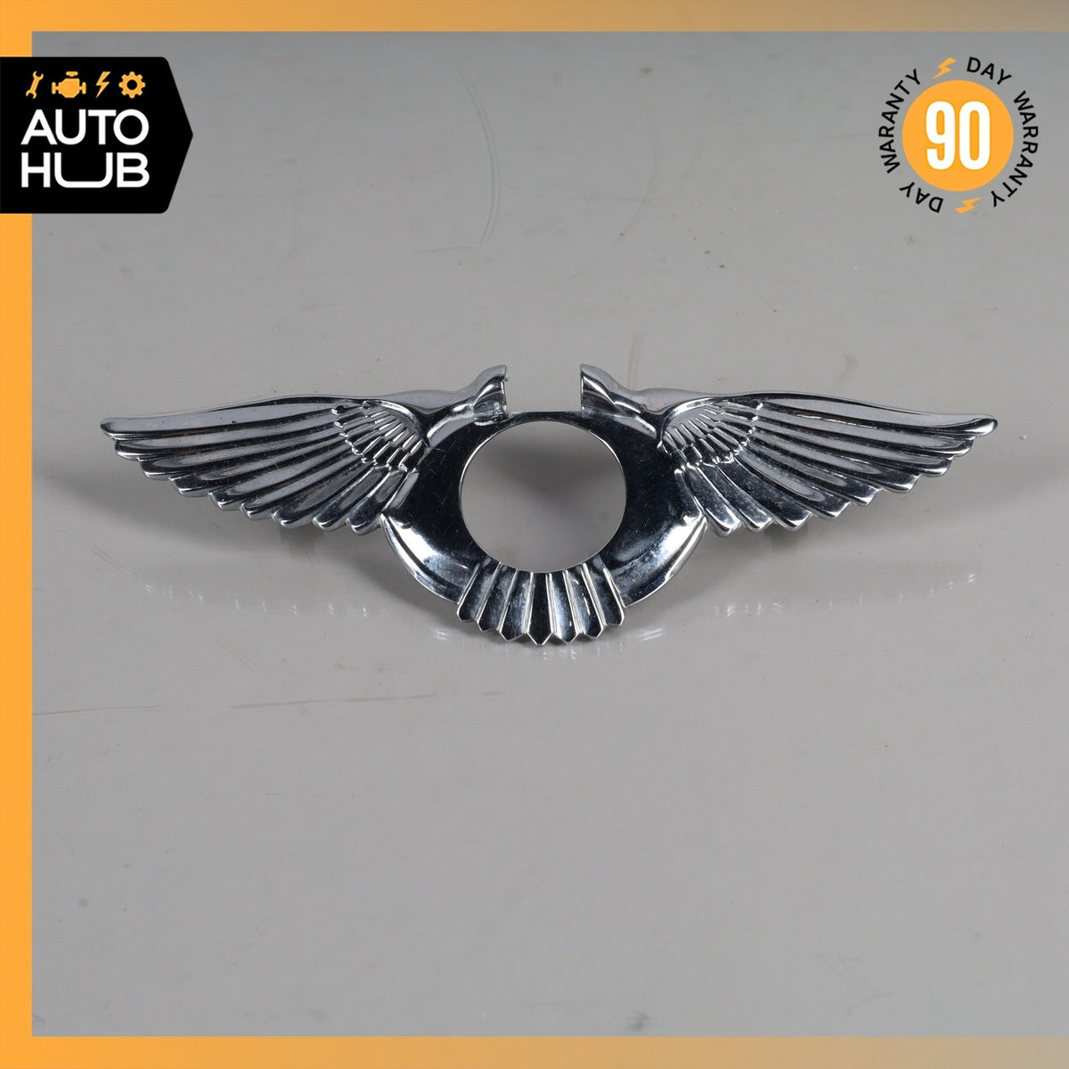 Bentley Eight Mulsanne Turbo Rear Trunk Lid Door Logo Emblem Badge OEM - photo 5