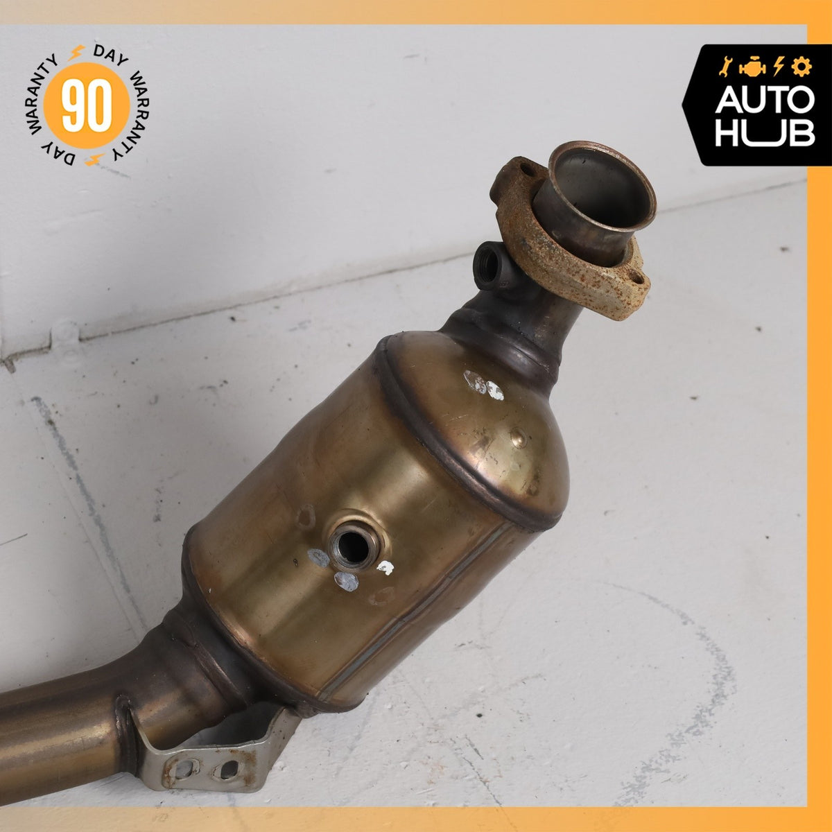 Mercedes W212 E350 RWD Engine Exhaust Downpipe Set OEM 70k - photo 6