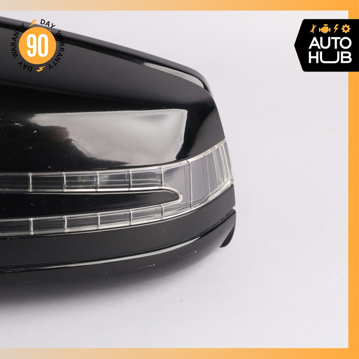 10-17 Mercedes W207 E400 E550 Left Side Rear View Door Mirror Black OEM - photo 7