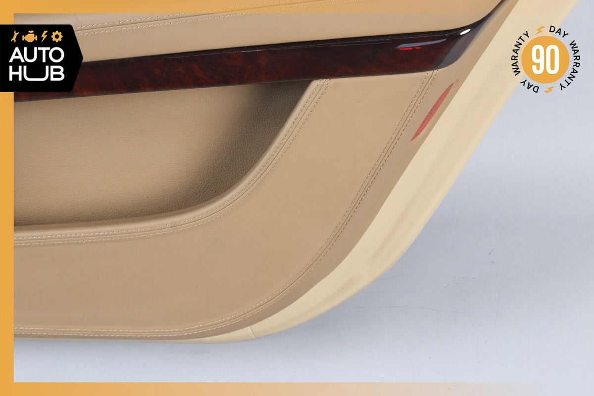 07-09 Mercedes W221 S600 Rear Right Passenger Side Interior Door Panel Beige OEM - photo 9