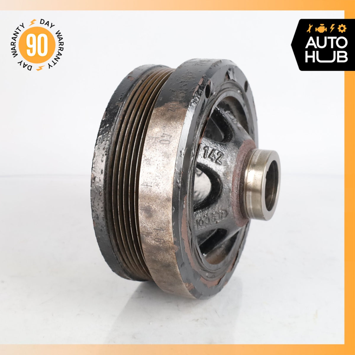 07-15 Mercedes W164 ML63 E63 SLS AMG Crank Shaft Pulley Harmonic Dampener OEM - photo 4