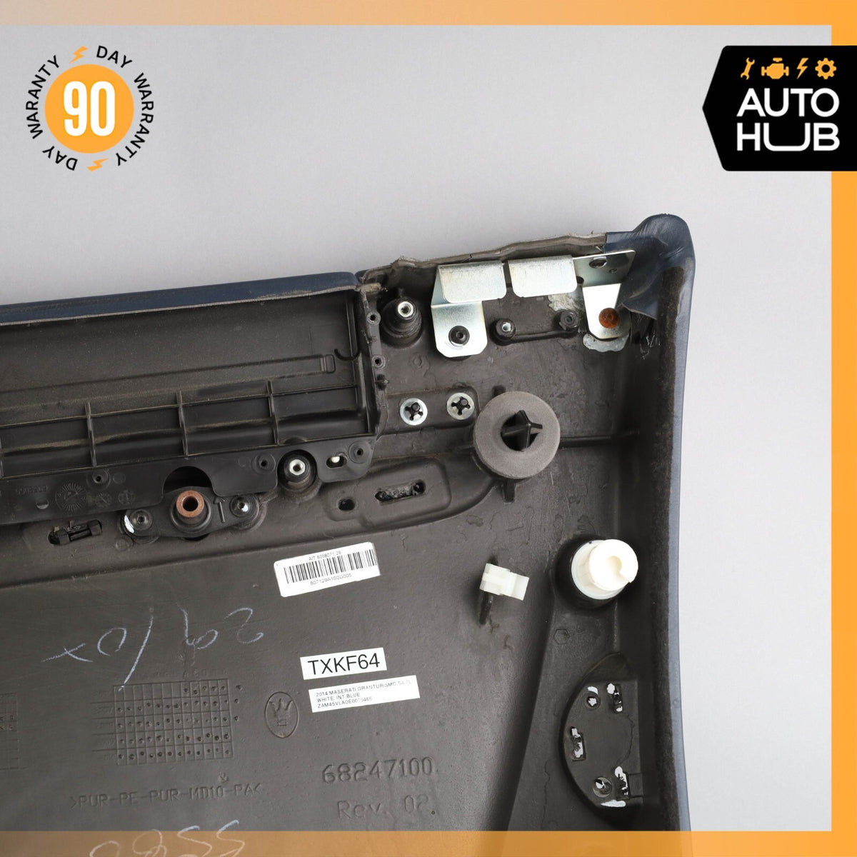 08-14 Maserati GranTurismo S M145 Coupe Left Side Interior Door Panel Blue OEM - photo 16