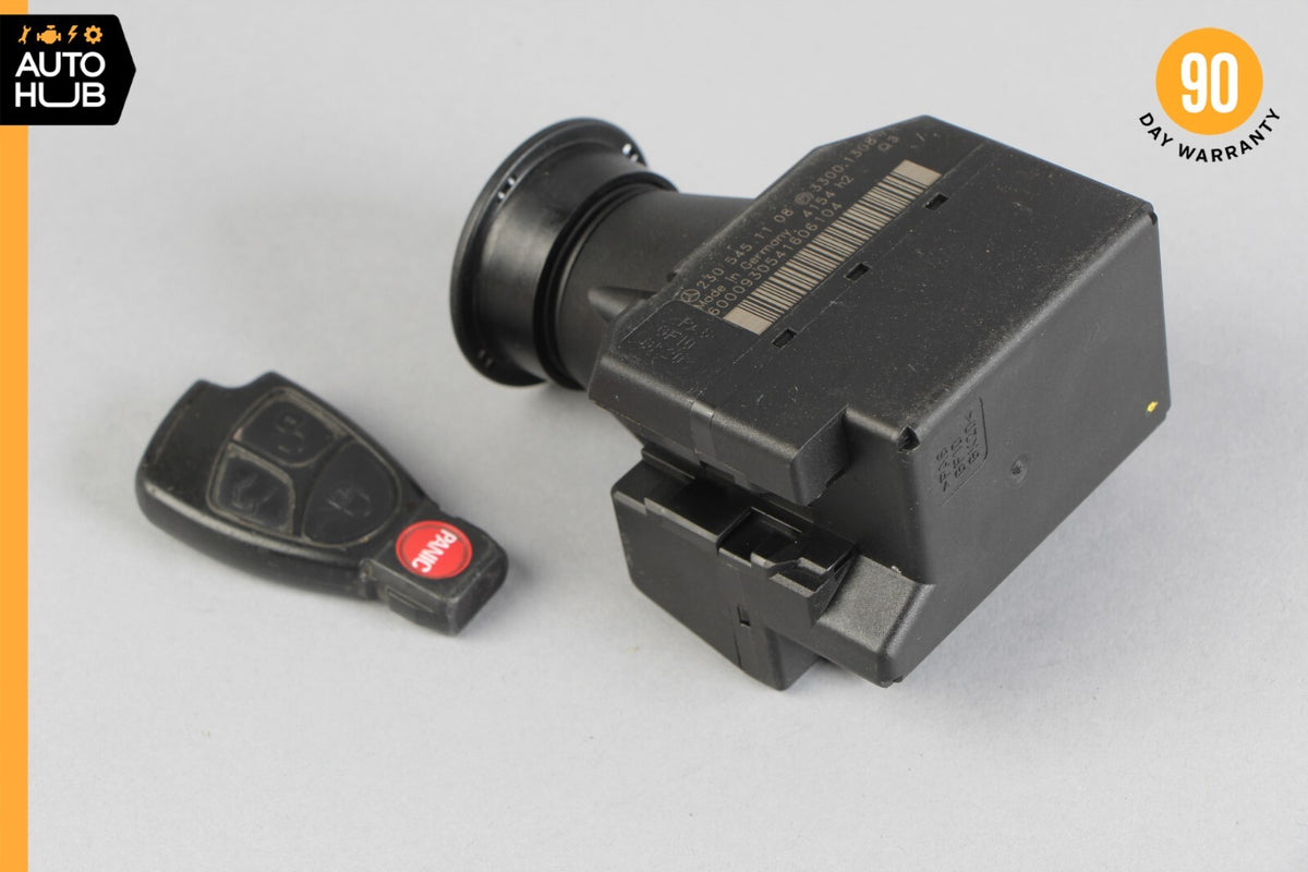 Mercedes R230 SL500 ECU Engine Computer EIS Ignition Switch Key Shifter Set - photo 11