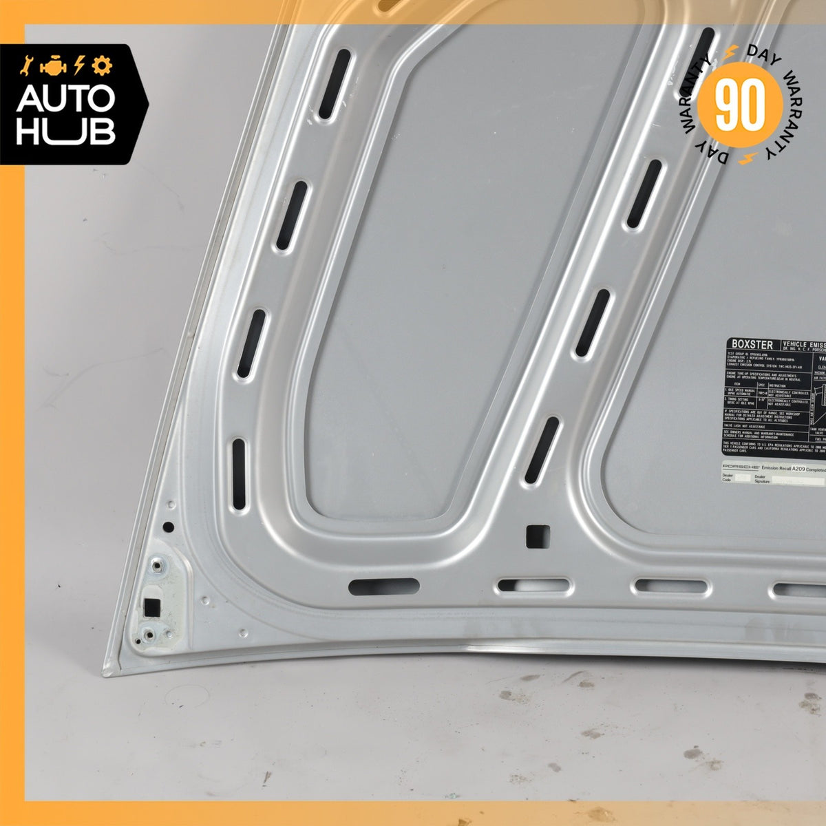 97-04 Porsche Boxster 986 Rear Trunk Lid Panel Silver OEM - photo 15