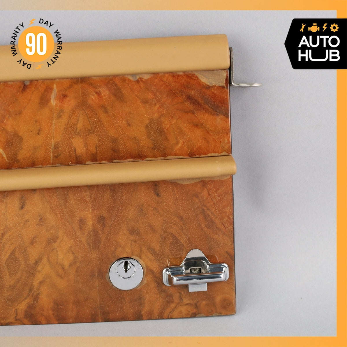81-89 Rolls Royce Silver Spur Dashboard Dash Glove Box Cover Wood OEM 40k - photo 5