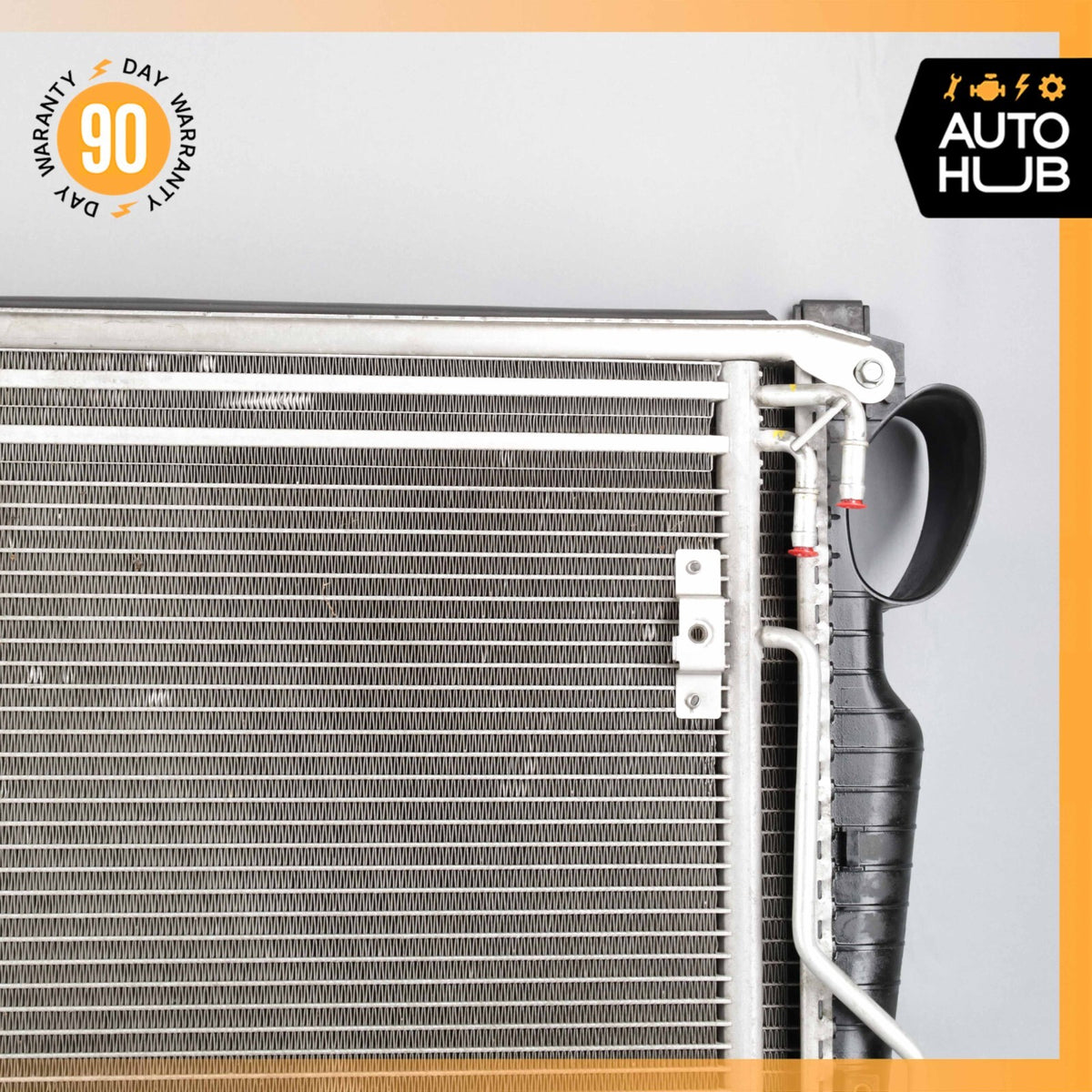 03-06 Mercedes R230 SL500 Cooling Radiator A/C Condensor Oil Cooler OEM 56k - photo 9
