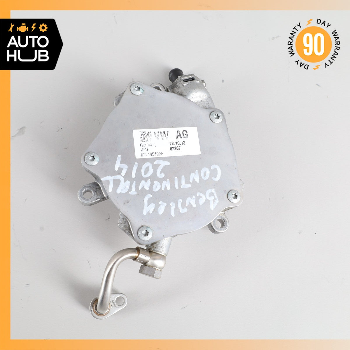 2014 Bentley Continental GTC Engine Motor Vacuum Pump 07L145100F OEM 32k - photo 9