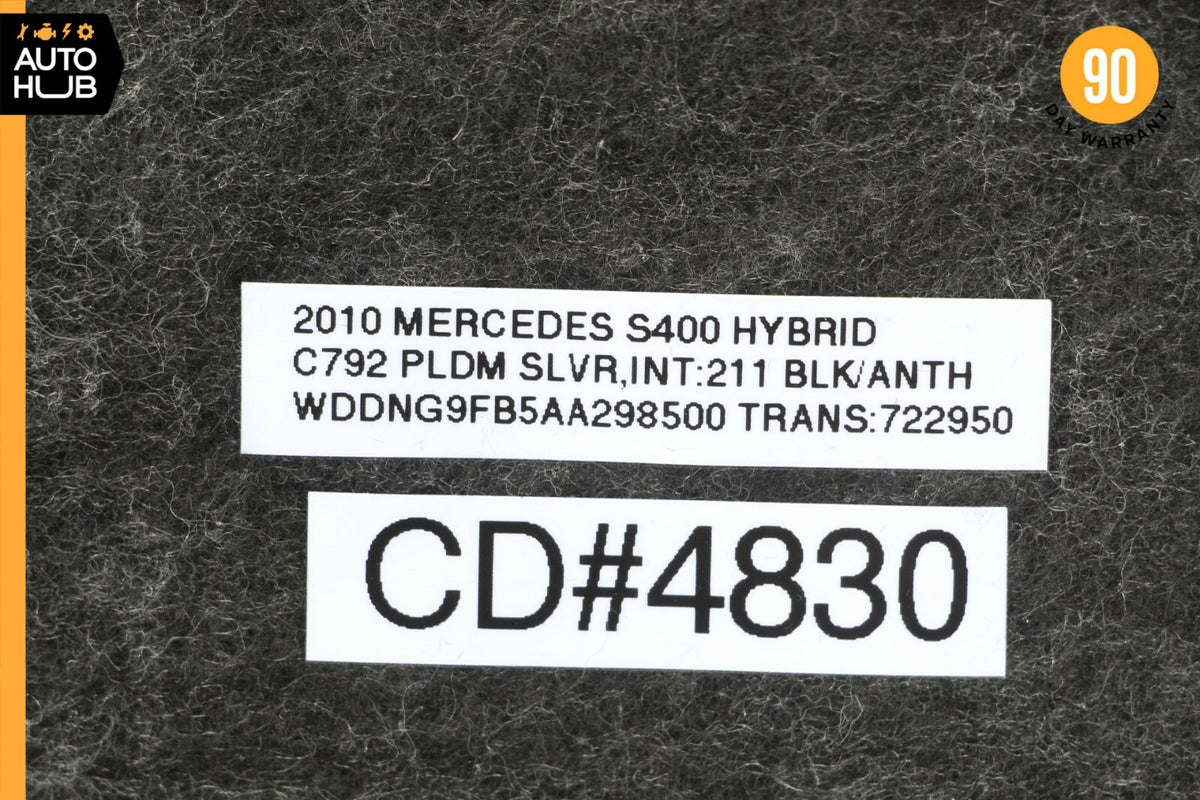 10-13 Mercedes W221 S400 S550 Dash Board Glove Box Compartment Black OEM - photo 12