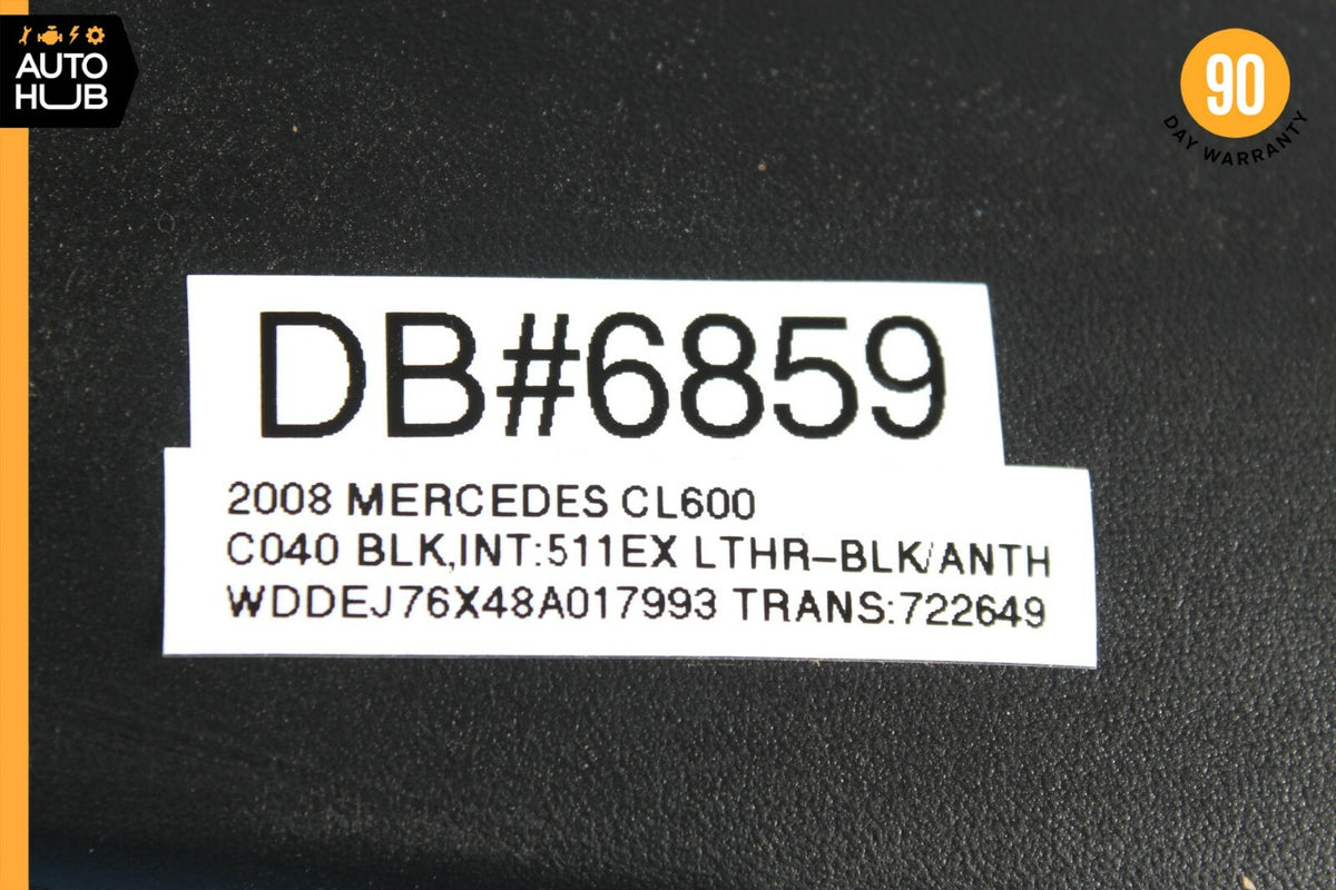 07-09 Mercedes W216 CL600 CL63 Rear Right Window Control Switch Bezel Trim OEM - photo 12