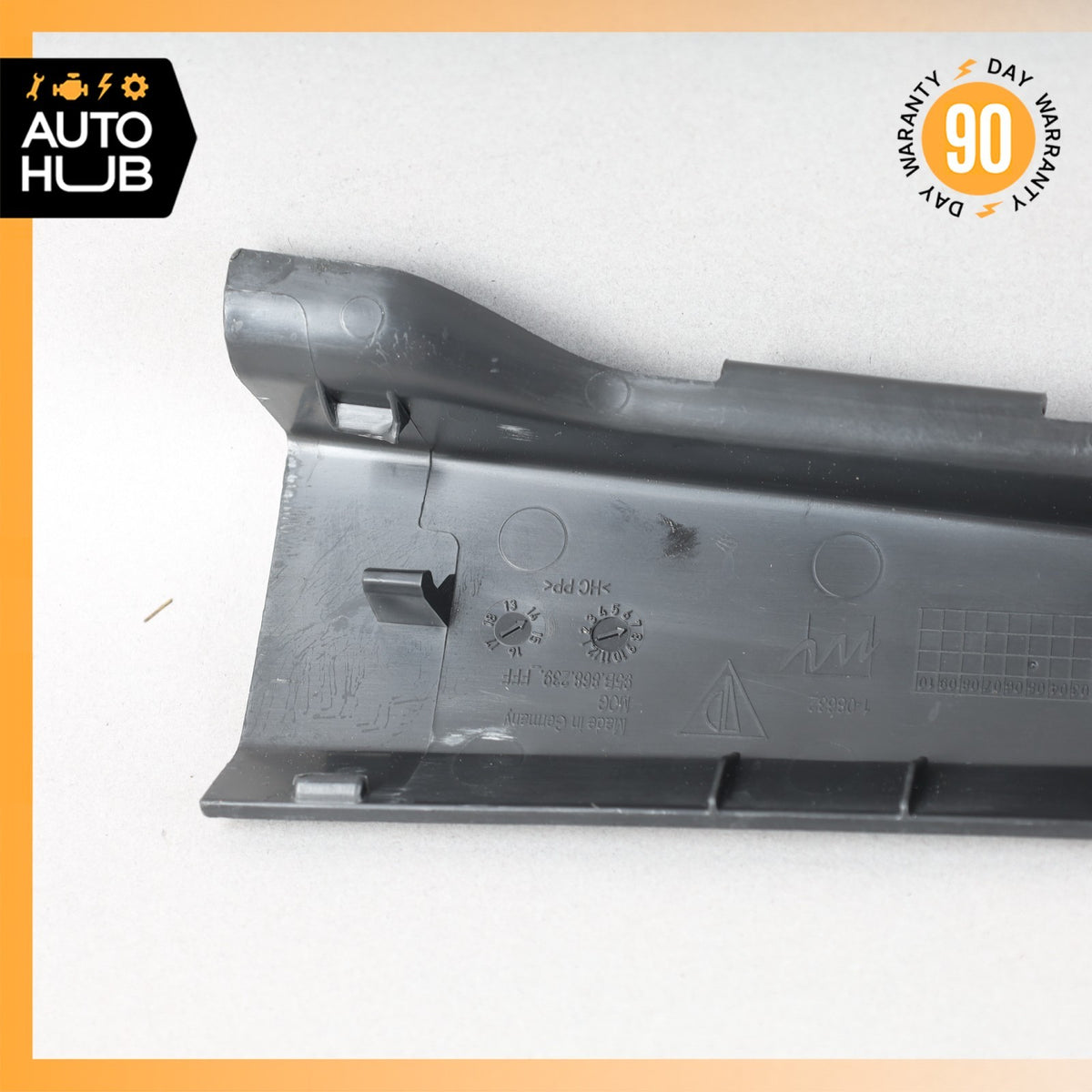 Porsche Macan 95B Front Left Center A-Pillar Cover Panel Trim Black OEM 88k - photo 7