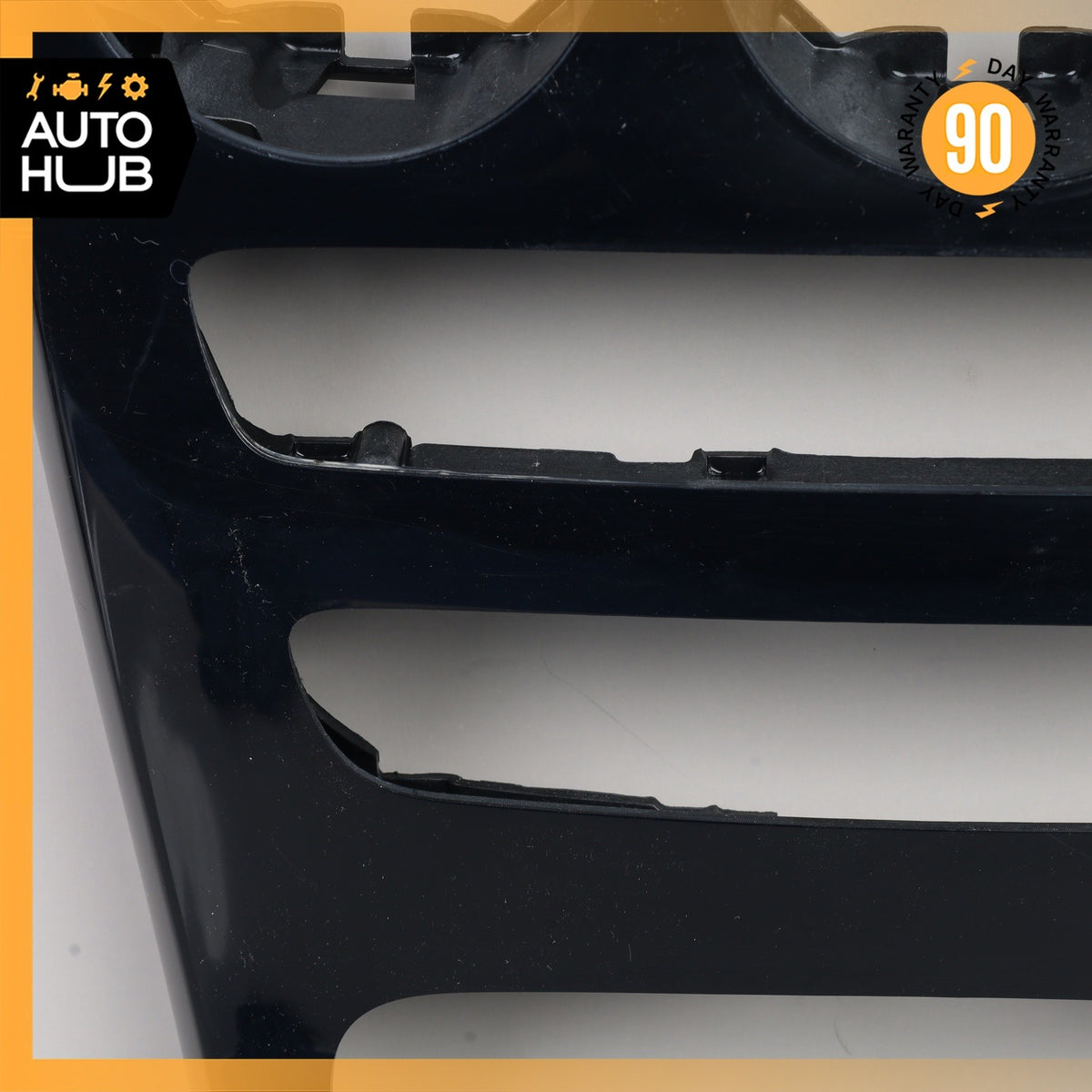 15-16 Mercedes W205 C300 C350e C400 Center Console Trim Black Ash Wood OEM - photo 5