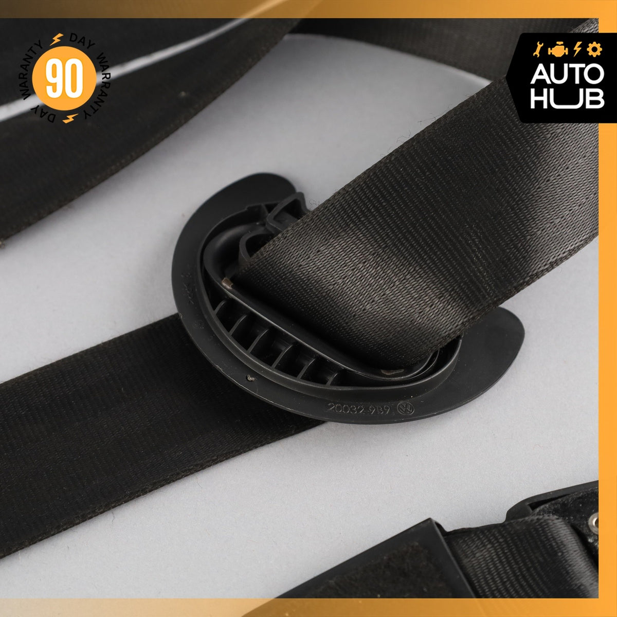 11-18 Porsche Cayenne 958 Front Left Driver Side Seat Belt Black OEM - photo 13