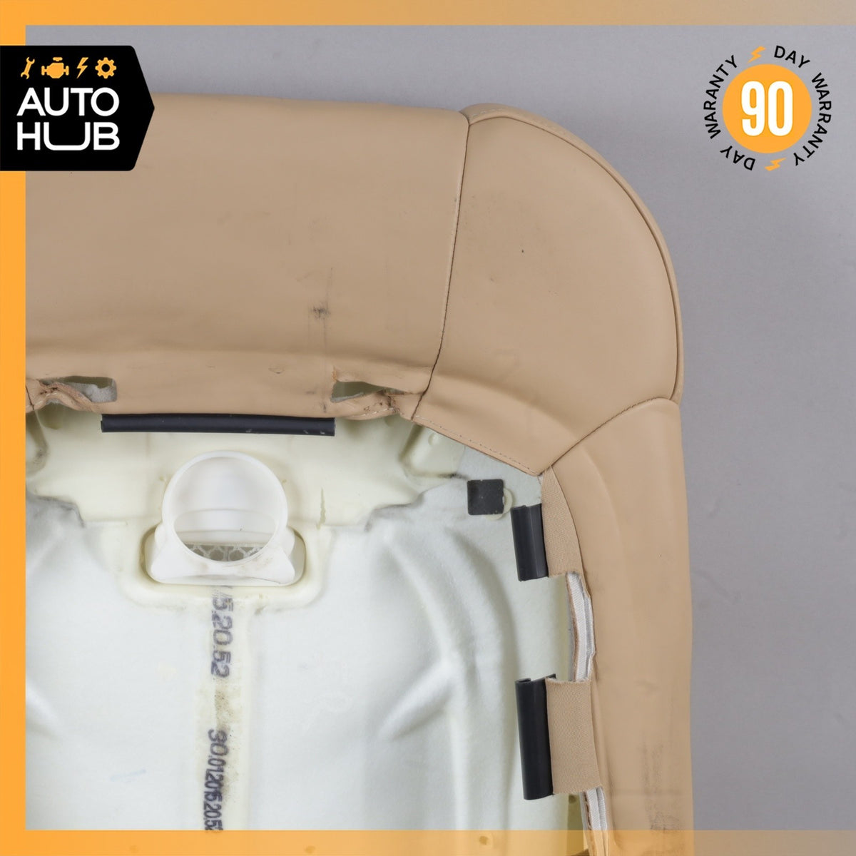 11-18 Porsche Cayenne 958 Front Right Side Seat Upper Cushion Leather OEM - photo 13