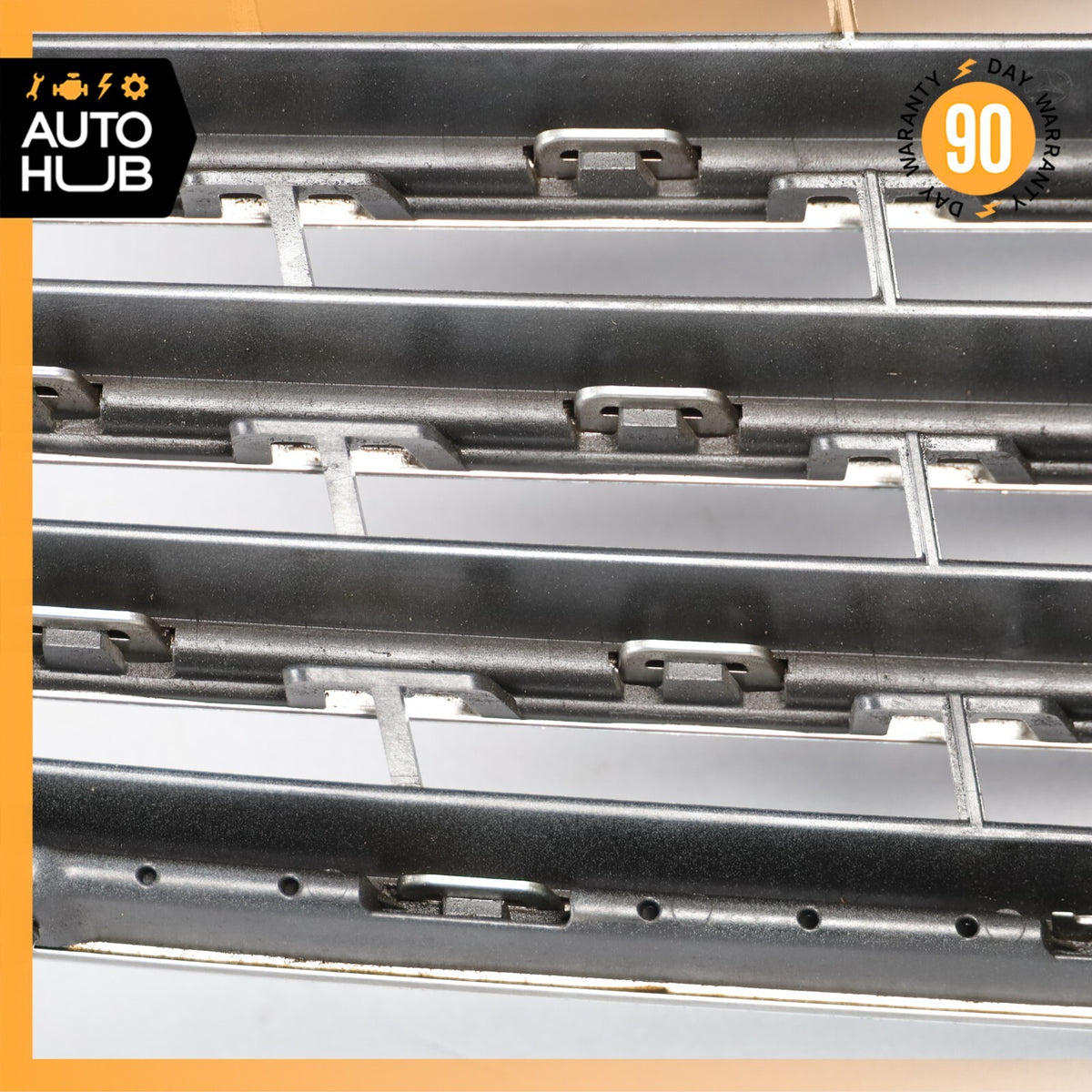 07-09 Mercedes W211 E350 E550 E320 Hood Radiator Grille Grill Chrome OEM - photo 20
