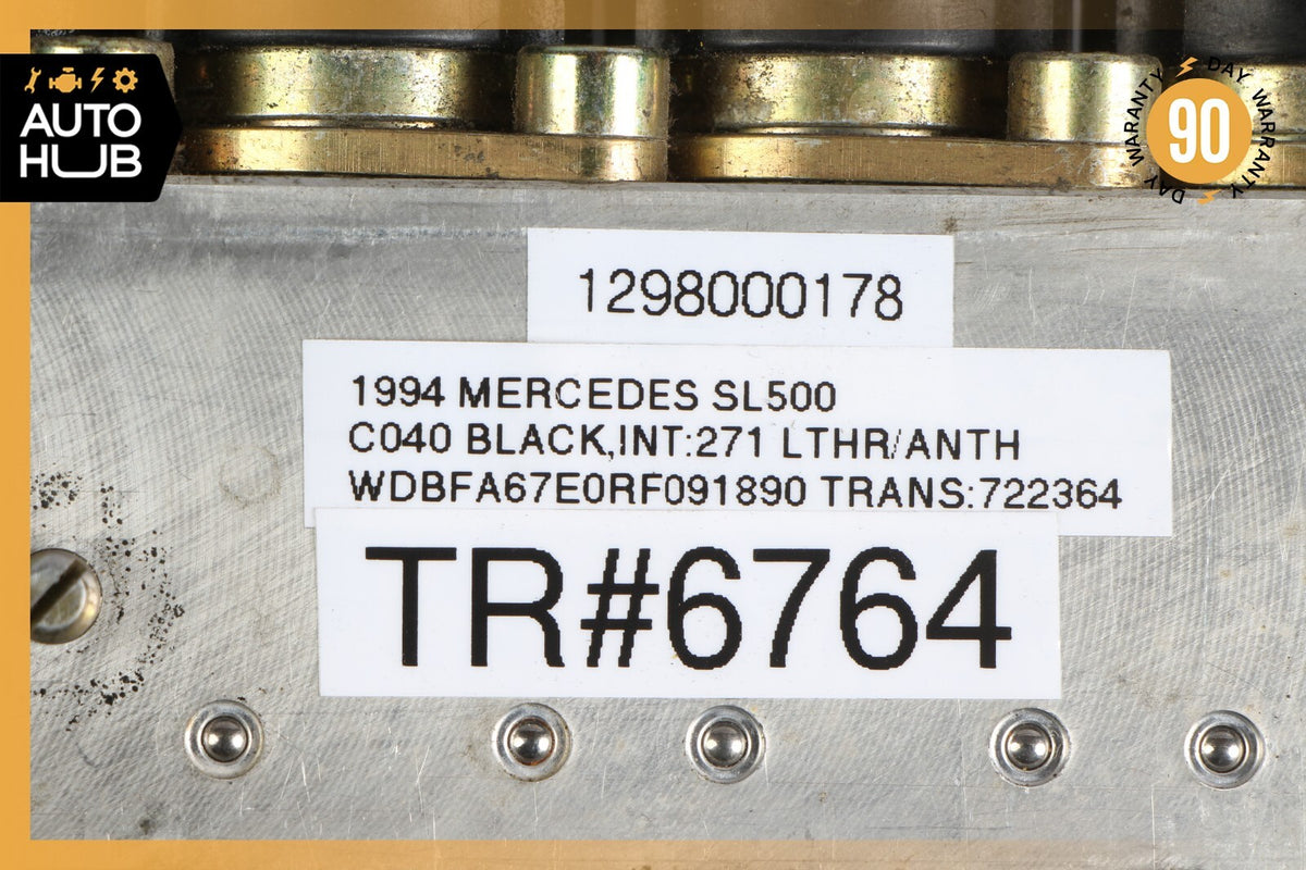 90-02 Mercedes R129 300SL SL500 Left Side Top Hydraulic Valve Block Solenoid OEM - photo 11