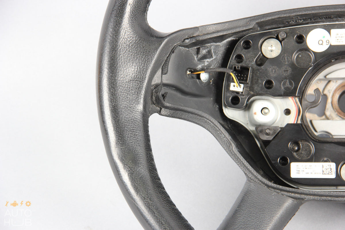 07-10 Mercedes W216 CL550 S550 Steering Wheel With Paddle Shifters Black OEM - photo 6