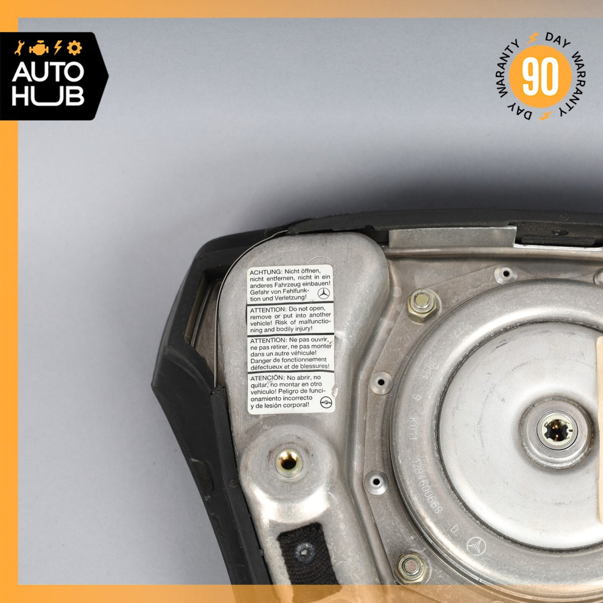92-98 Mercedes R129 SL500 SL320 300SL Driver Steering Wheel Airbag Air Bag OEM - photo 8