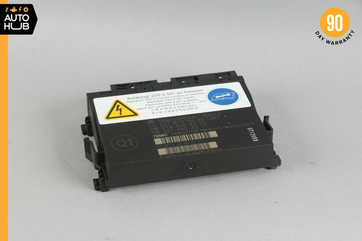 07-10 Mercedes W216 CL600 S63 Front Left or Right Seat Contour Control Module - photo 1