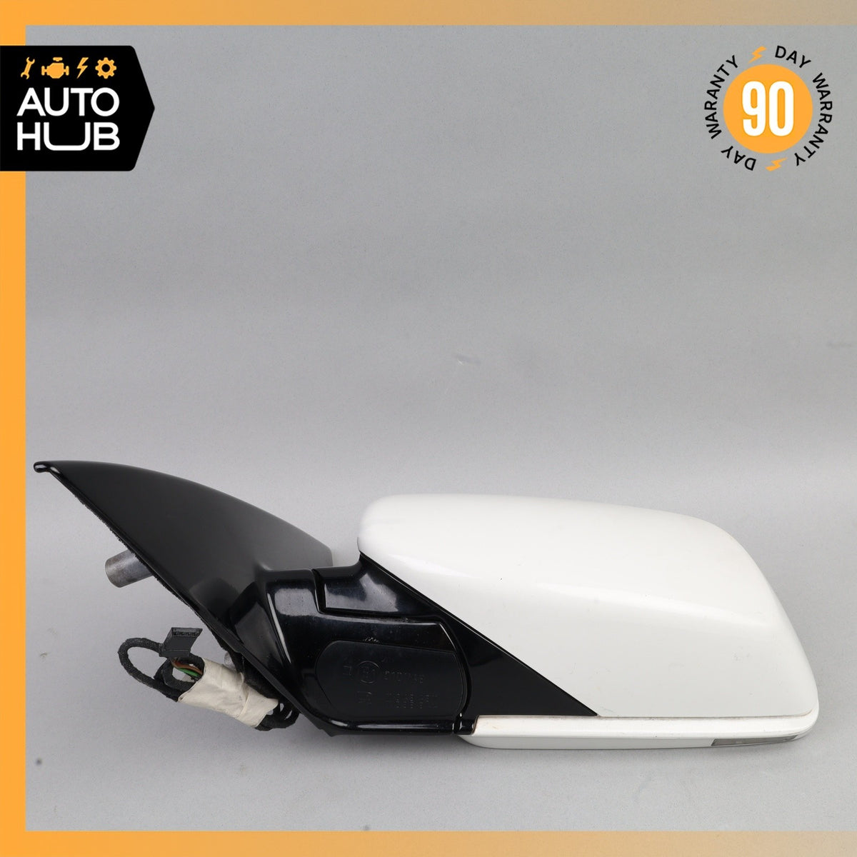 06-10 BMW E64 650i Left Driver Side Rear View Door Mirror Alpine White OEM 65k - photo 6