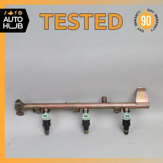 2000 Porsche Boxster 986 Right Fuel Gas Rail Line w/ Injectors 99611093501 OEM - photo 1