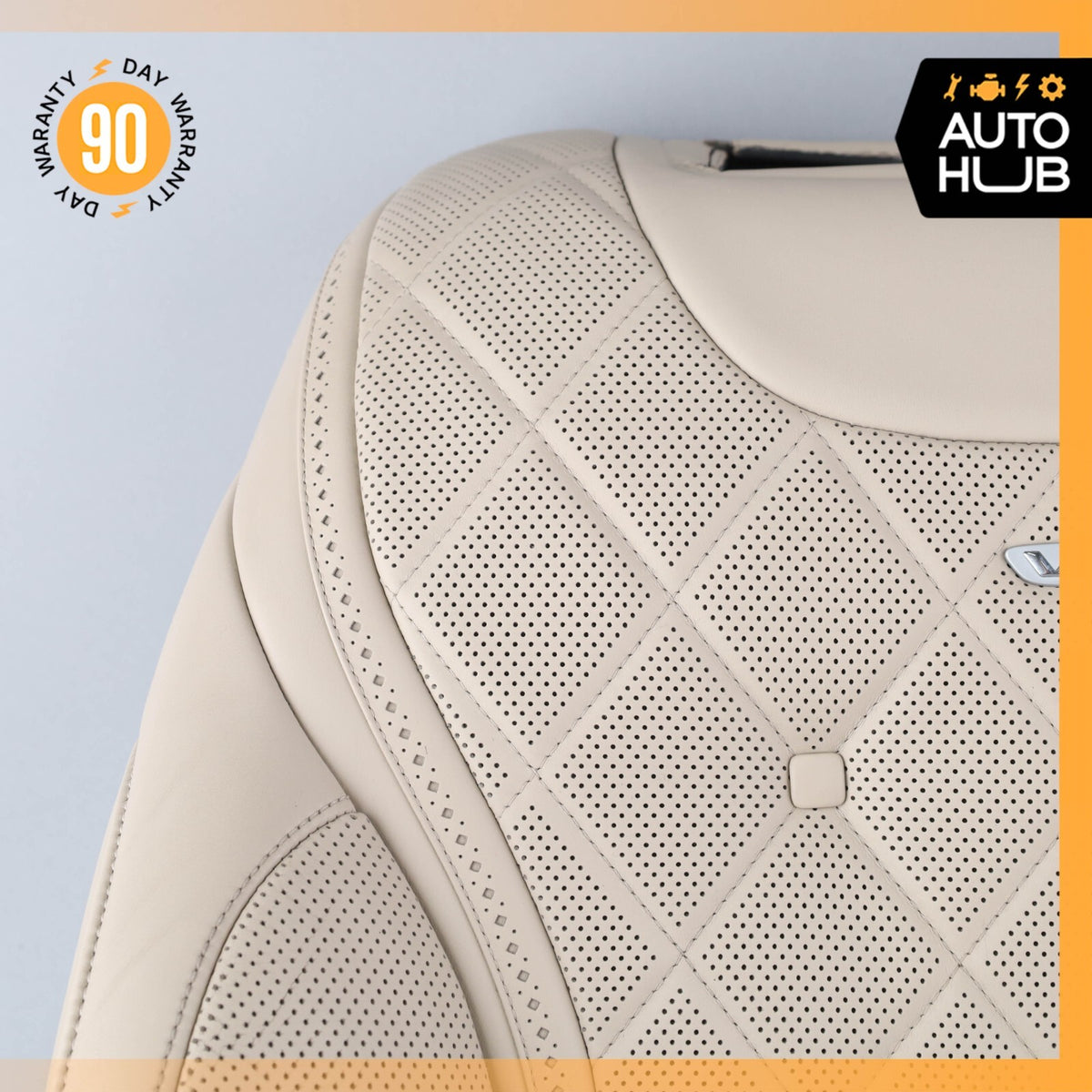 16-17 Mercedes W222 Maybach S600 Front Left Side Seat Upper Back Cushion OEM - photo 3