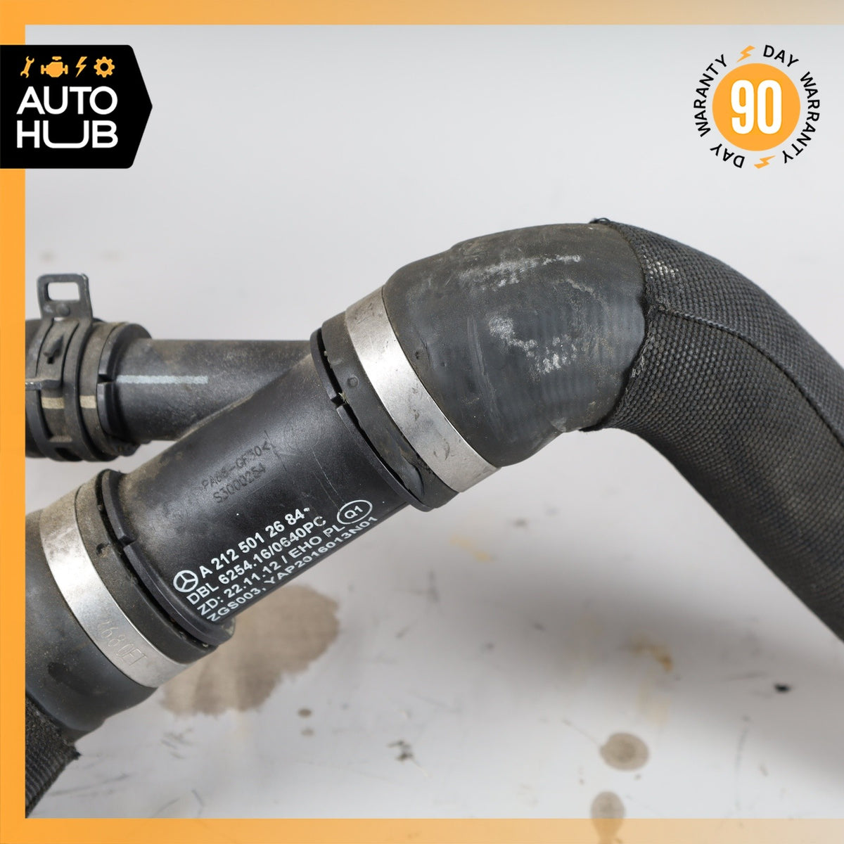 14-17 Mercedes W207 E400 E350 E550 Lower Radiator Coolant Hose Pipe OEM - photo 5