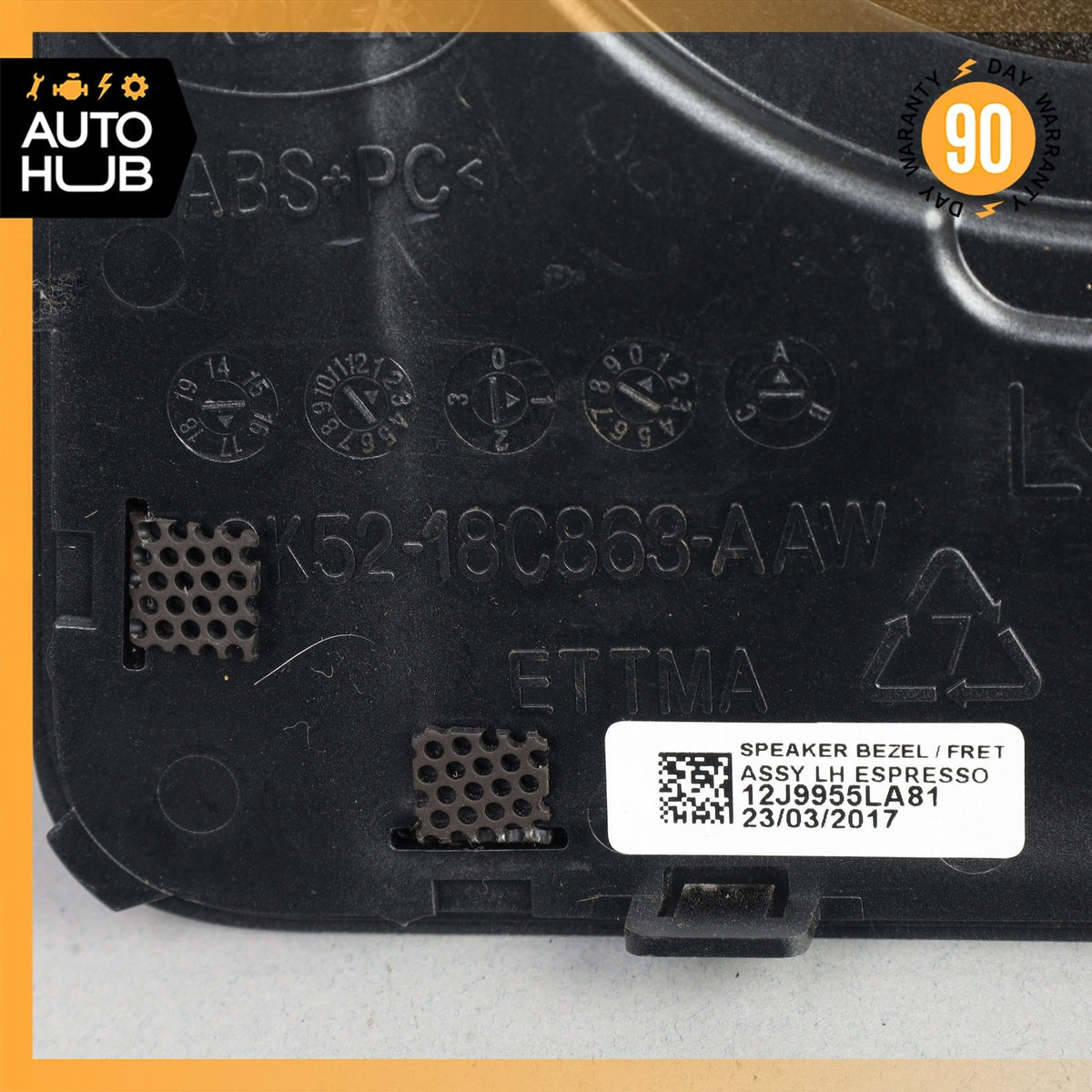 LR Range Rover L494 Rear Left Trunk Quarter Panel Speaker Grille OEM - photo 3