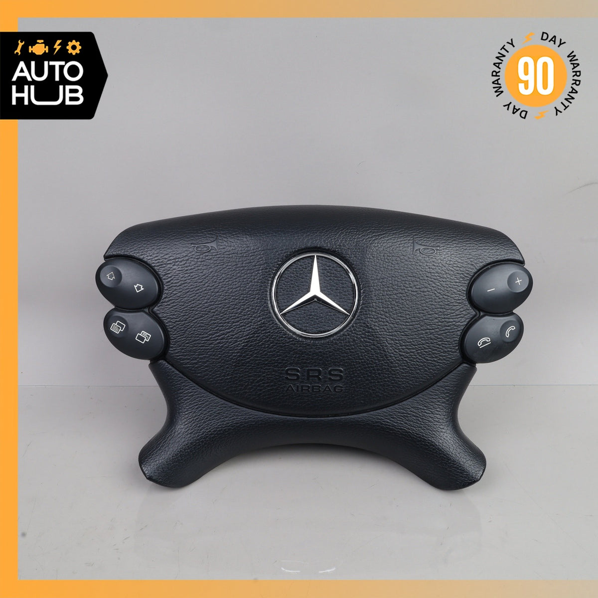 Mercedes W209 CLK500 E350 SL500 Steering Wheel Airbag Air Bag Black OEM - photo 1