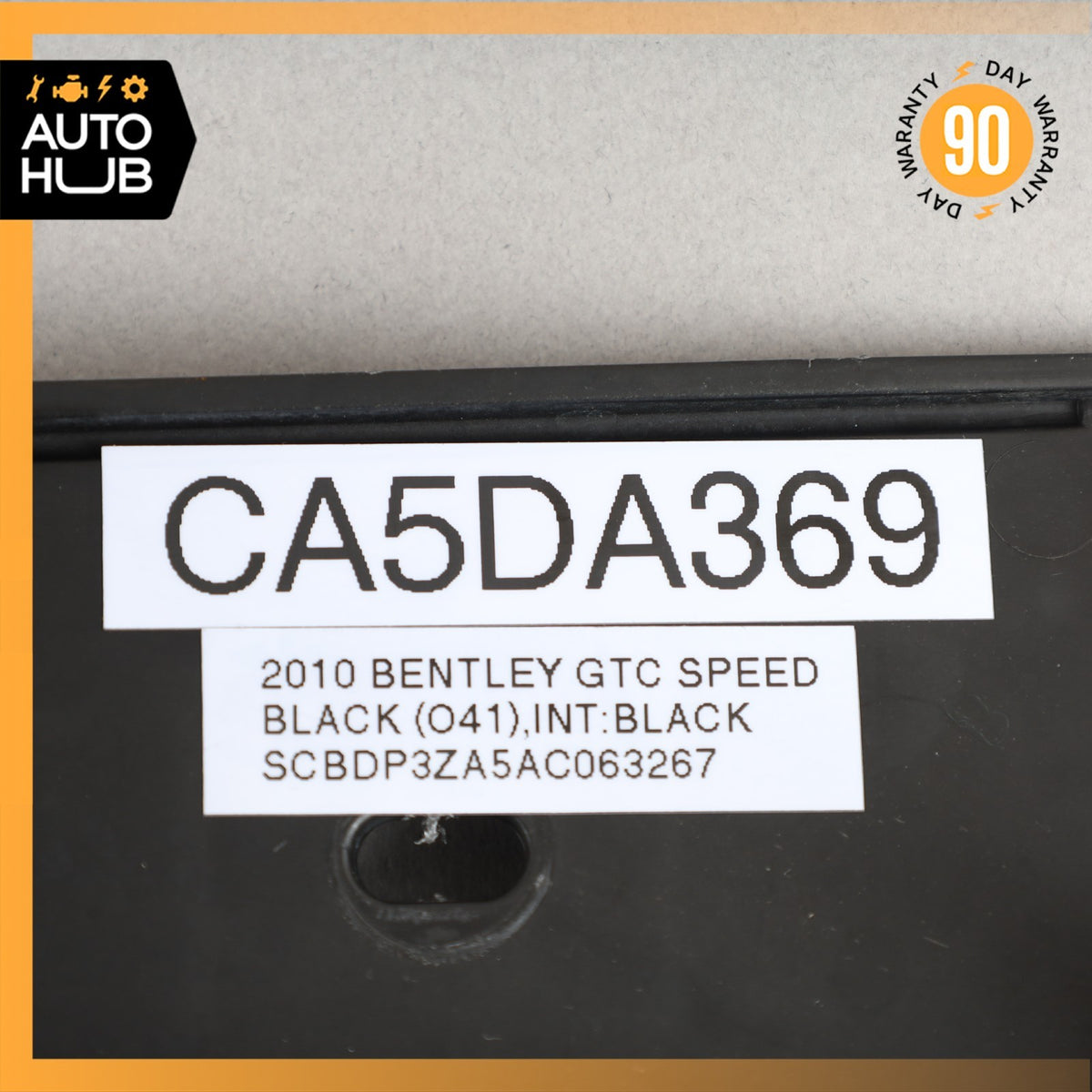 03-11 Bentley Continental GTC GT Rear Center Bumper Support Bracket OEM - photo 14