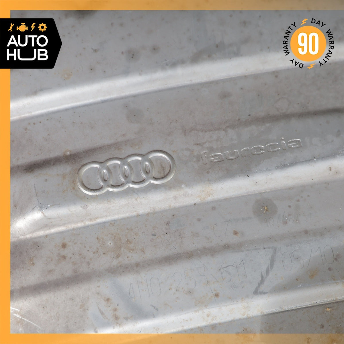 11-12 Audi D4 A8 4.2L V8 Left & Right Exhaust Muffler Mufflers Tips OEM - photo 20