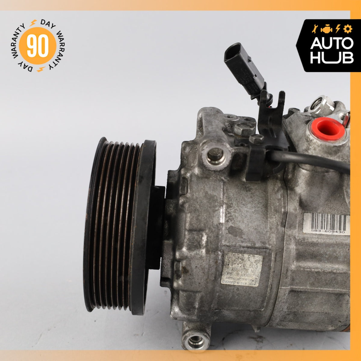 03-18 Bentley Continental GTC Speed GT A/C Air Conditioning Compressor OEM 83k - photo 3