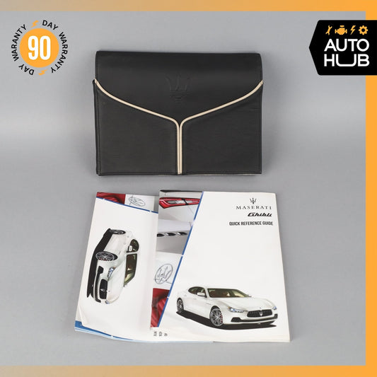 2014 Maserati Ghibli M157 Owner's Operator Maintenance Manual Book OEM - photo 1