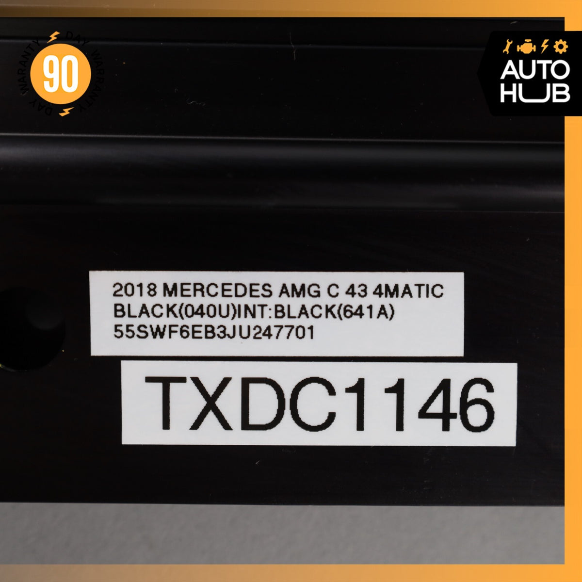 15-20 Mercedes W205 C43 AMG Rear Panoramic Sunroof Shade Rail Frame OEM - photo 13