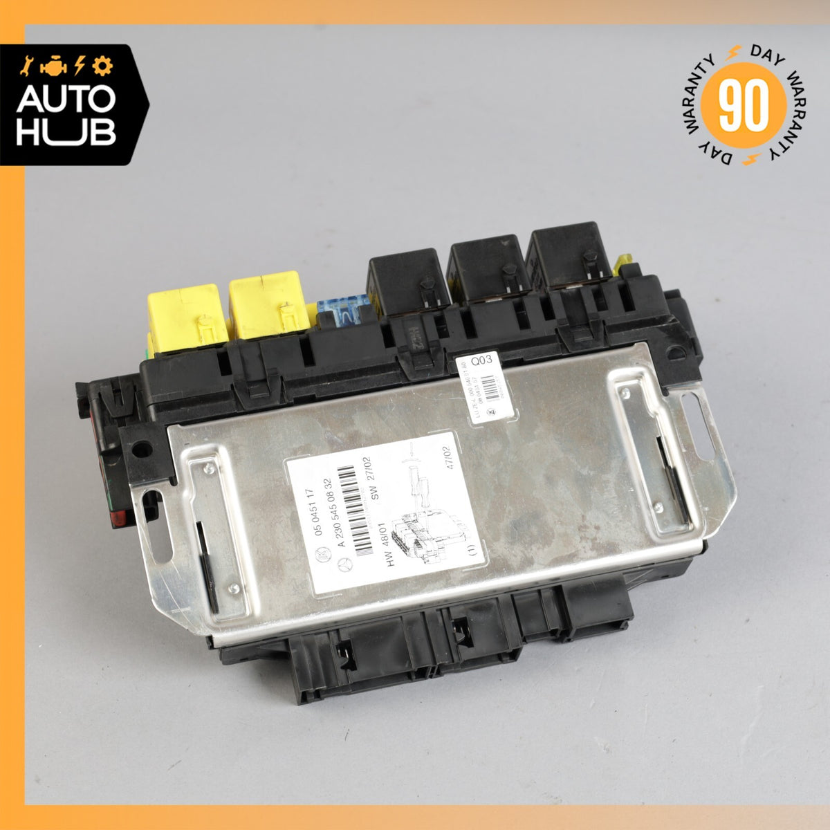 Mercedes R230 SL550 SL55 AMG SLR Front Left SAM Fuse Box Control Module OEM - photo 1