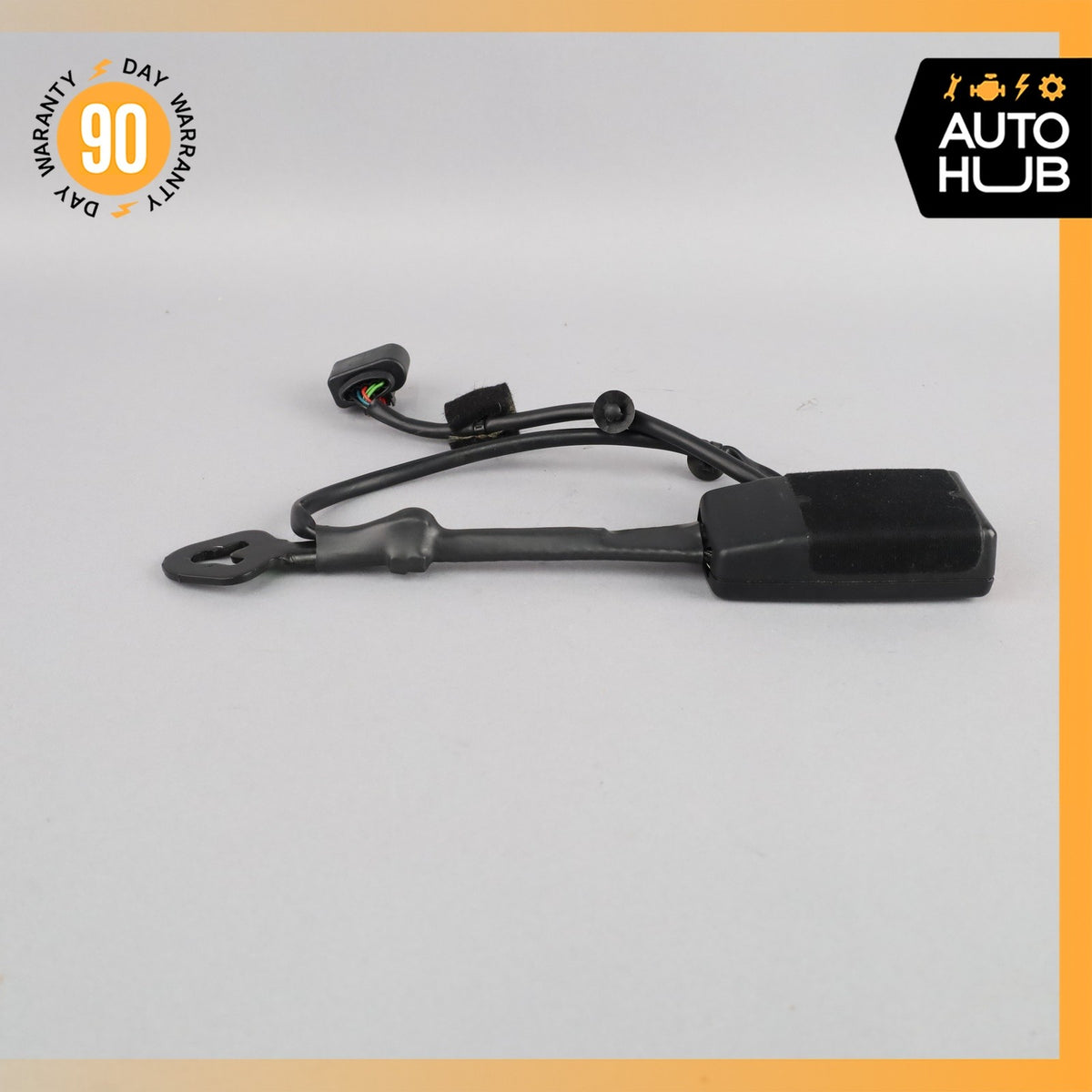 11-18 Porsche Cayenne 958 Front Right Side Seat Belt Buckle Black OEM - photo 4