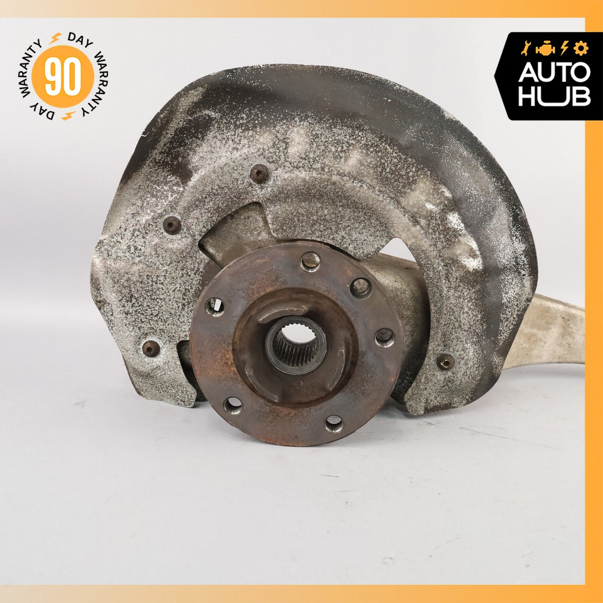11-18 Porsche Cayenne 958 Front Right Knuckle Spindle 7P0615312B OEM - photo 3