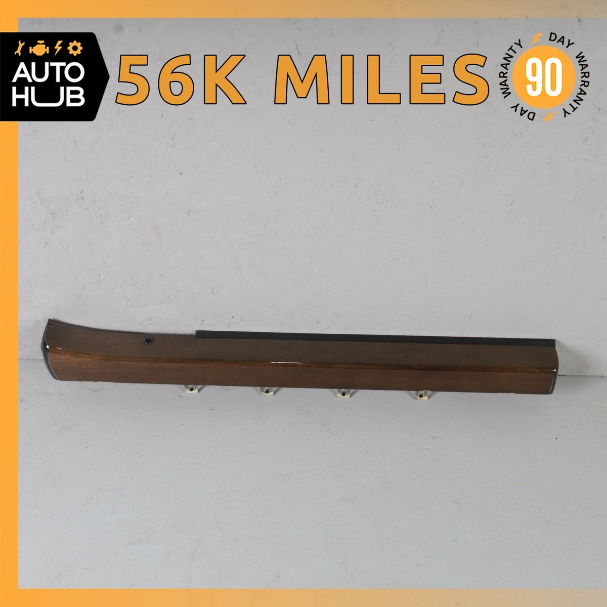 85-95 Bentley Eight RR Silver Spirit Rear Left Door Trim Panel Wood OEM 56k - photo 1