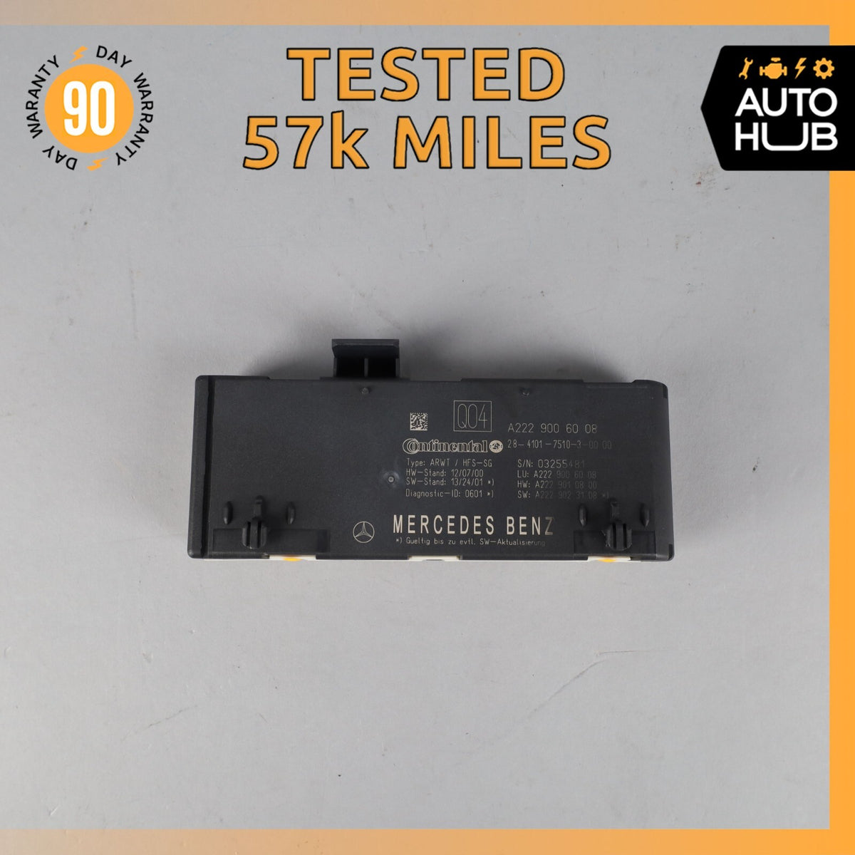 14-18 Mercedes W222 S600 Maybach Trunk Lid Liftgate Tail Gate Control Module OEM - photo 1