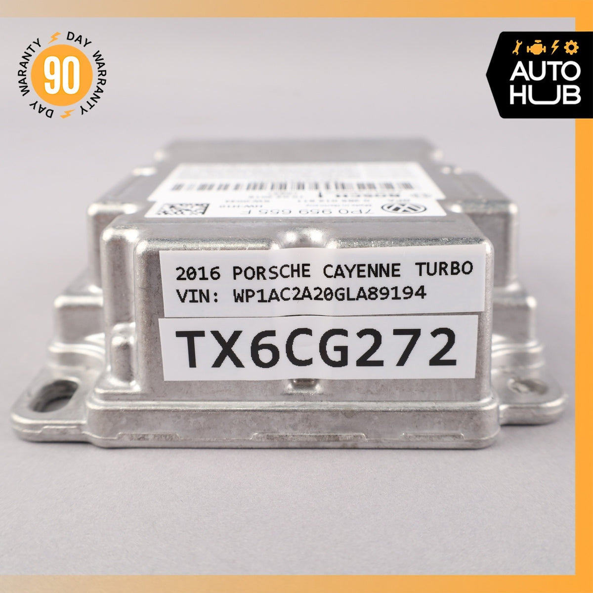 15-18 Porsche Cayenne 958 Airbag Air Bag Sensor SRS Control Module OEM 92k - photo 10