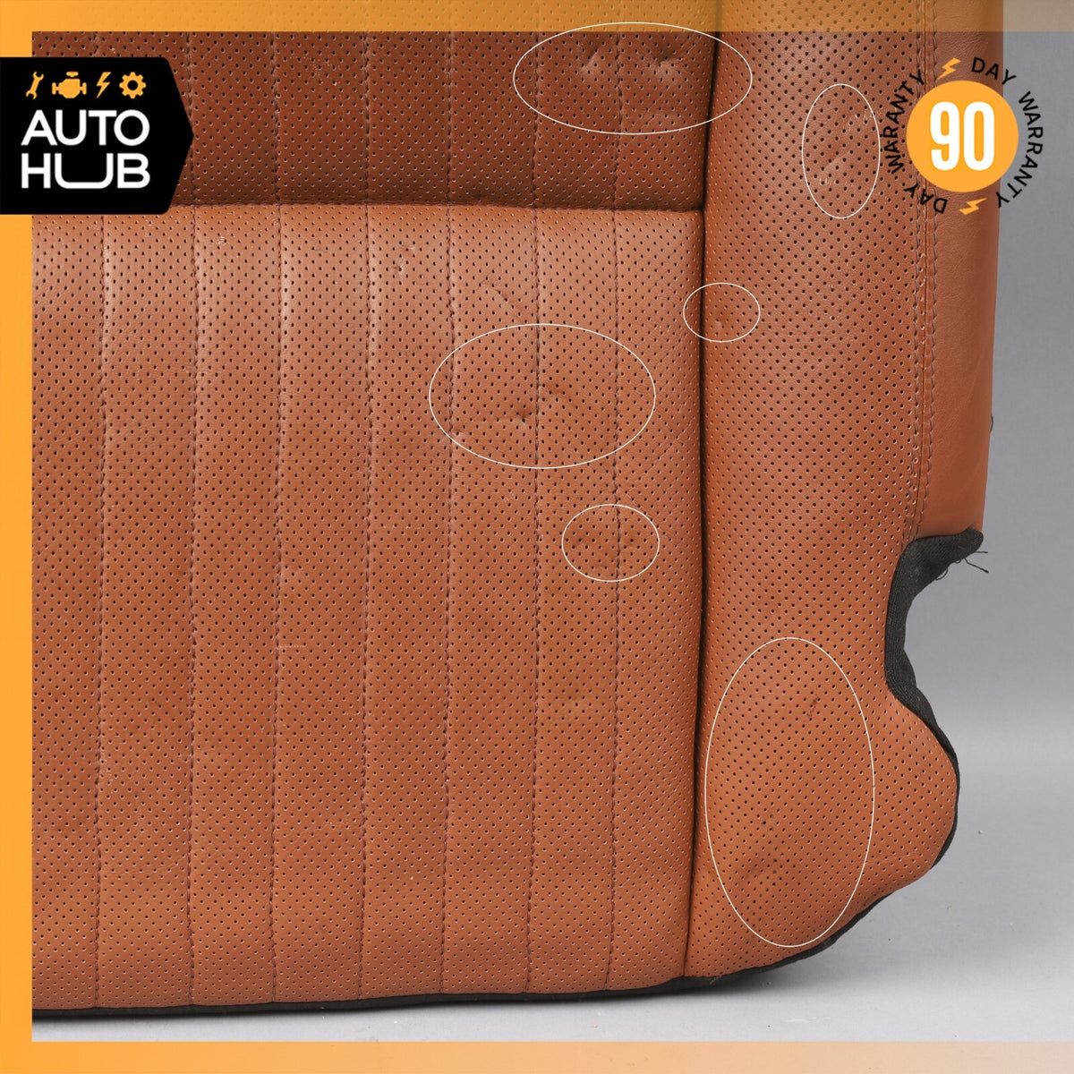 07-09 Mercedes W221 S600 Rear Left Side Bottom Lower Seat Cushion Designo OEM - photo 2