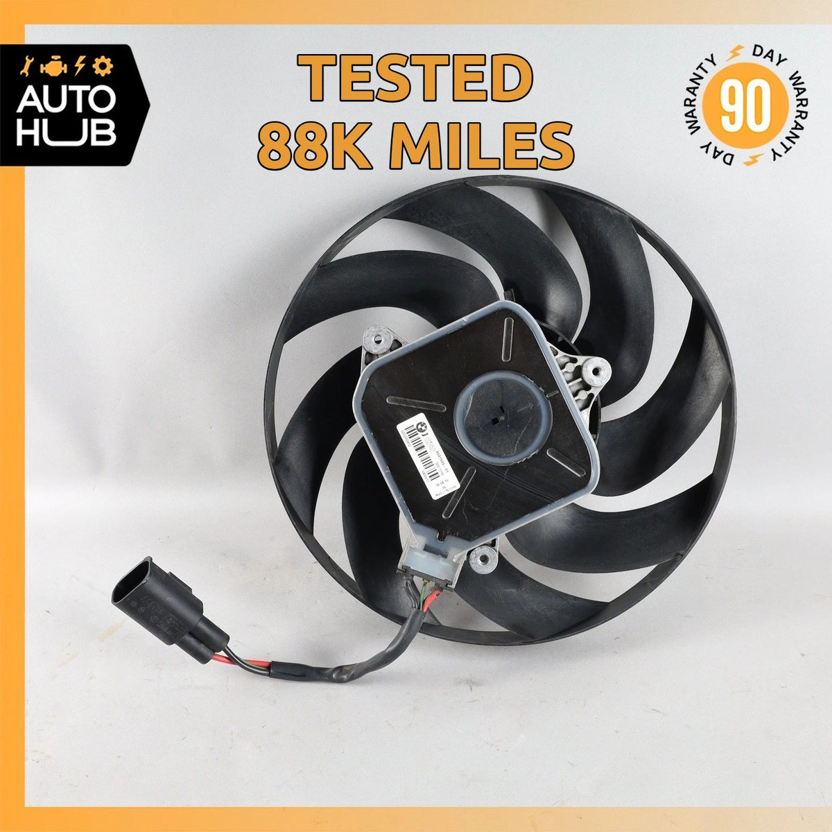 14-21 BMW i3 I01 Hybrid Radiator Cooling Fan Motor 8641949 OEM 88k - photo 1