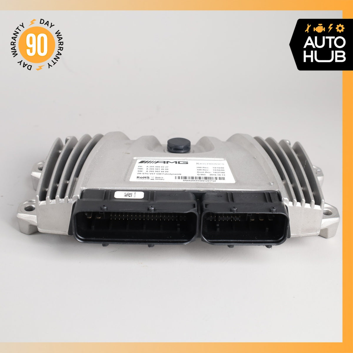 17-18 Mercedes W205 C43 AMG Dynamic Suspension Computer Control Module Unit OEM - photo 2